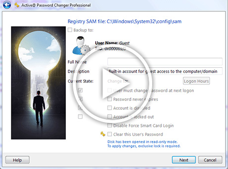 Active Password Changer Crack Keygen