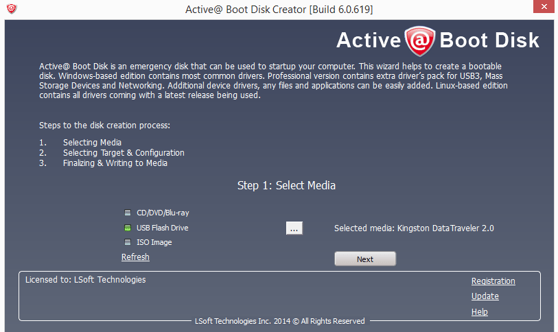 bootable disk image creator